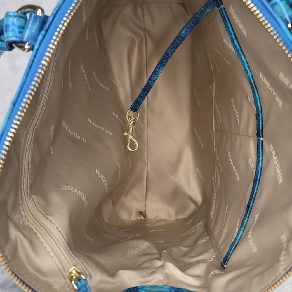 👜 NWT BRAHMIN DESIGNER MELBOURNE DUXBURY SATCHEL 3 in 1 PURSE BAG NWT - Picture 3 of 15